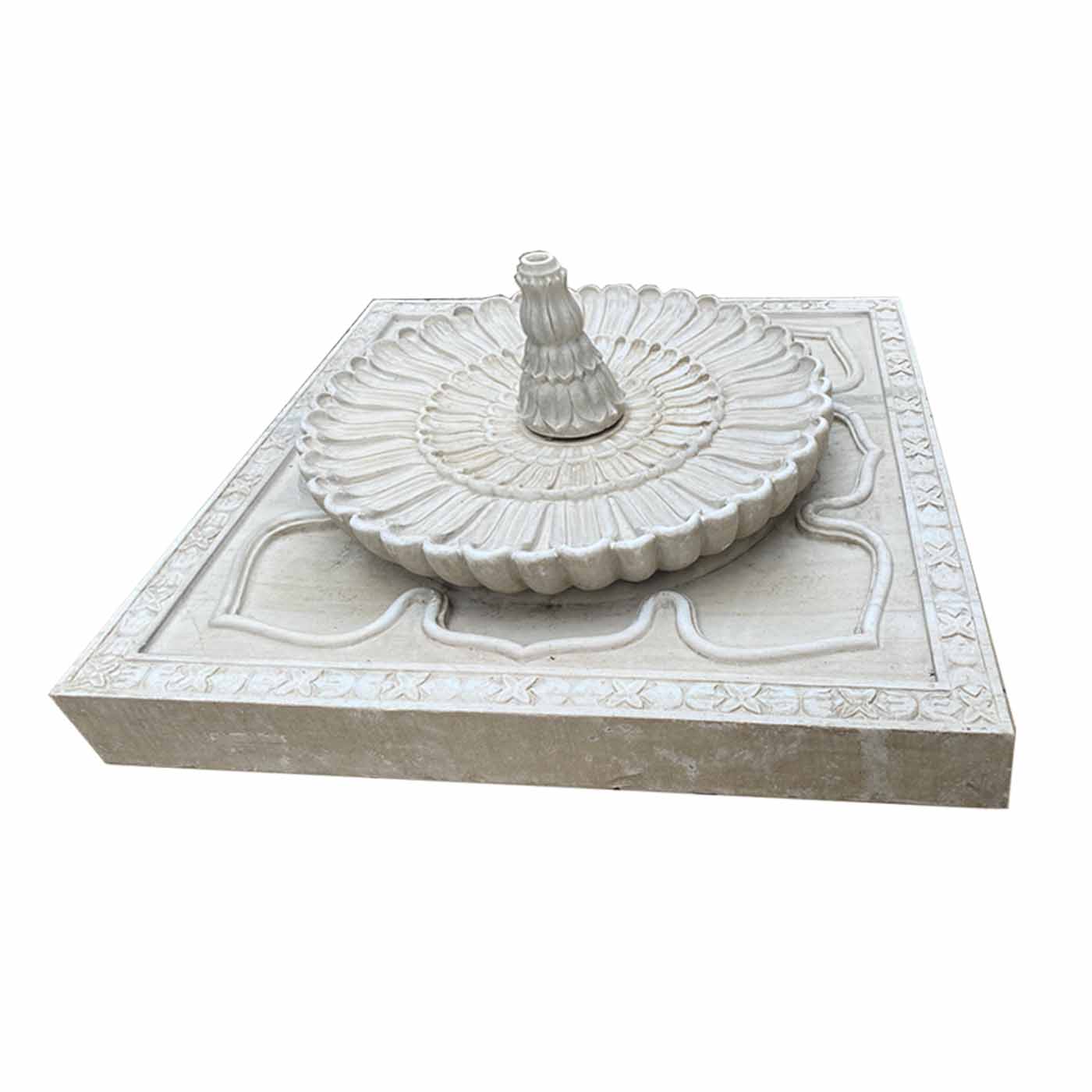 Marble Lotus Fountain