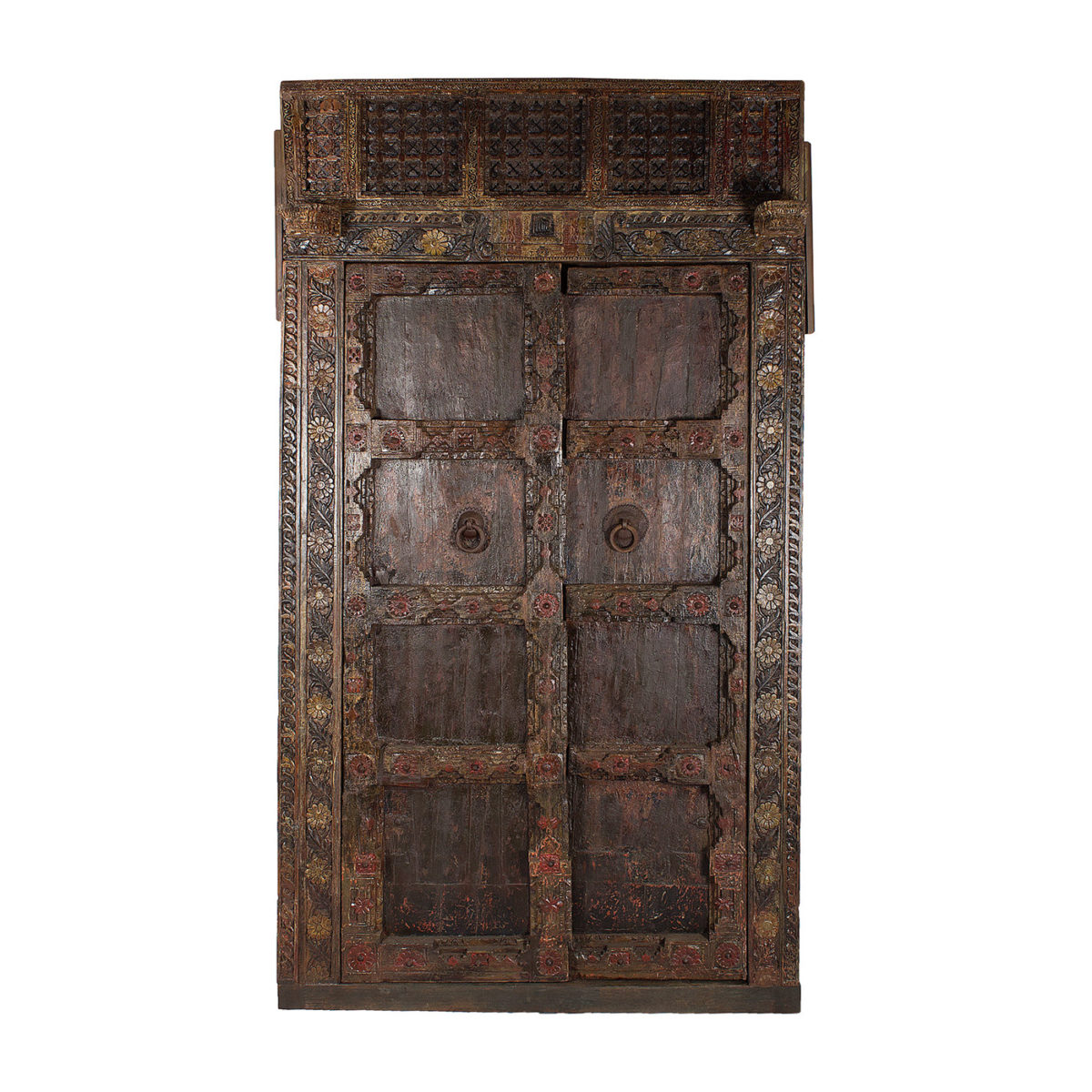 Teak Rosette Door | Antique Door | Unique Front Door | Carved Door