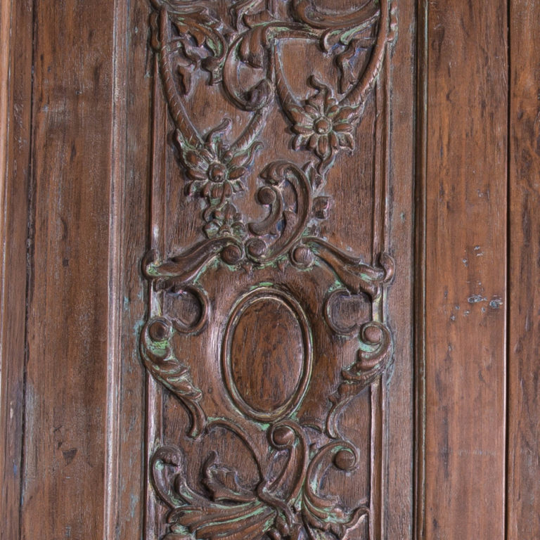 Antique Indo-French Door: Antique Architectural Elements