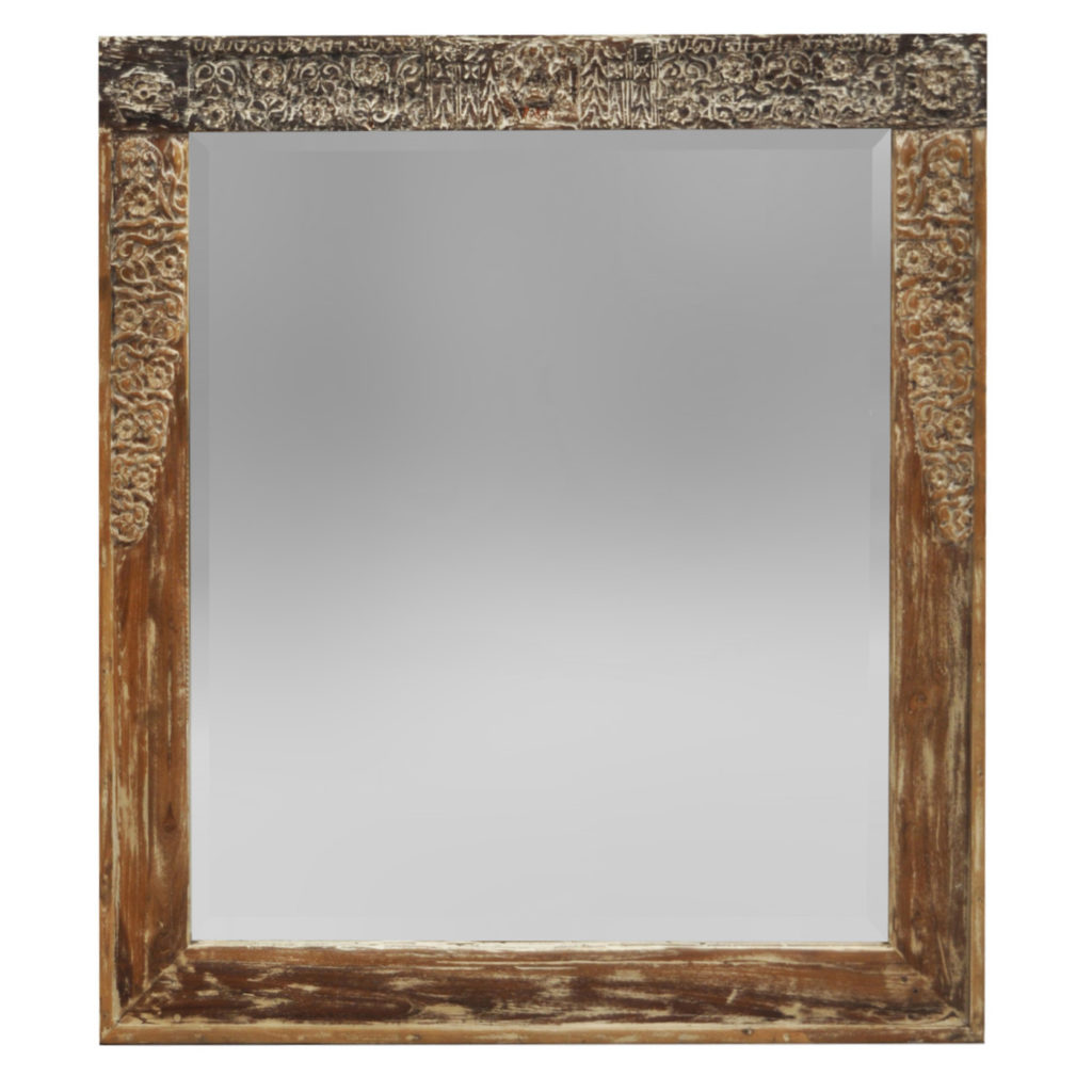 Bone Overlay Mirror | White Mirror | Ivory Mirror | Traditional Mirror