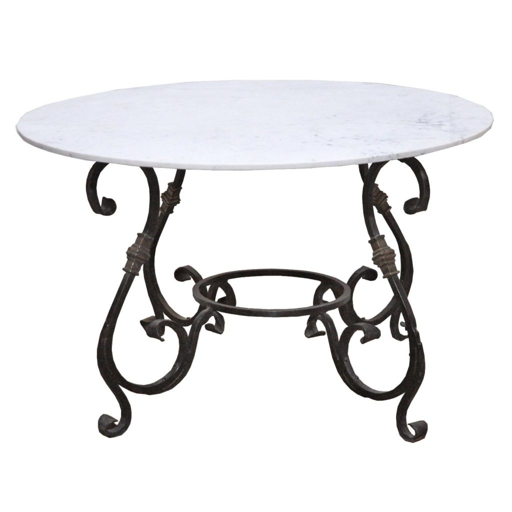 Marble and Iron Table | Marble Table | Entryway Table | Classical Table