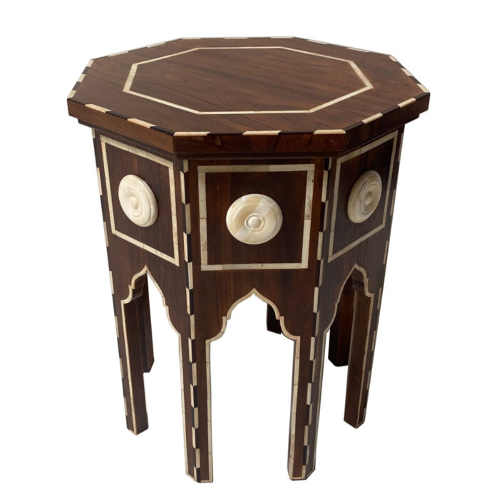 Moroccan Inlay Side Table