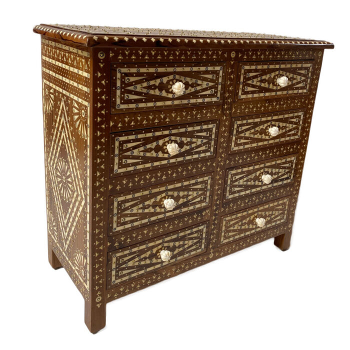 Nail Head Chest of Drawers