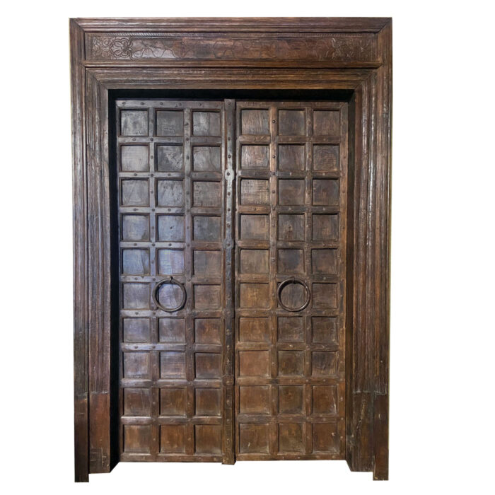 Antique Teak Double Door