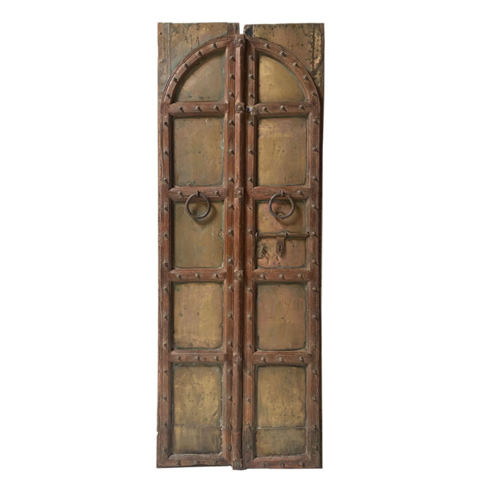 Narrow Antique Brass Door