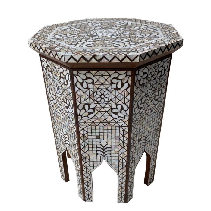 Pearl Inlay Octagon Table