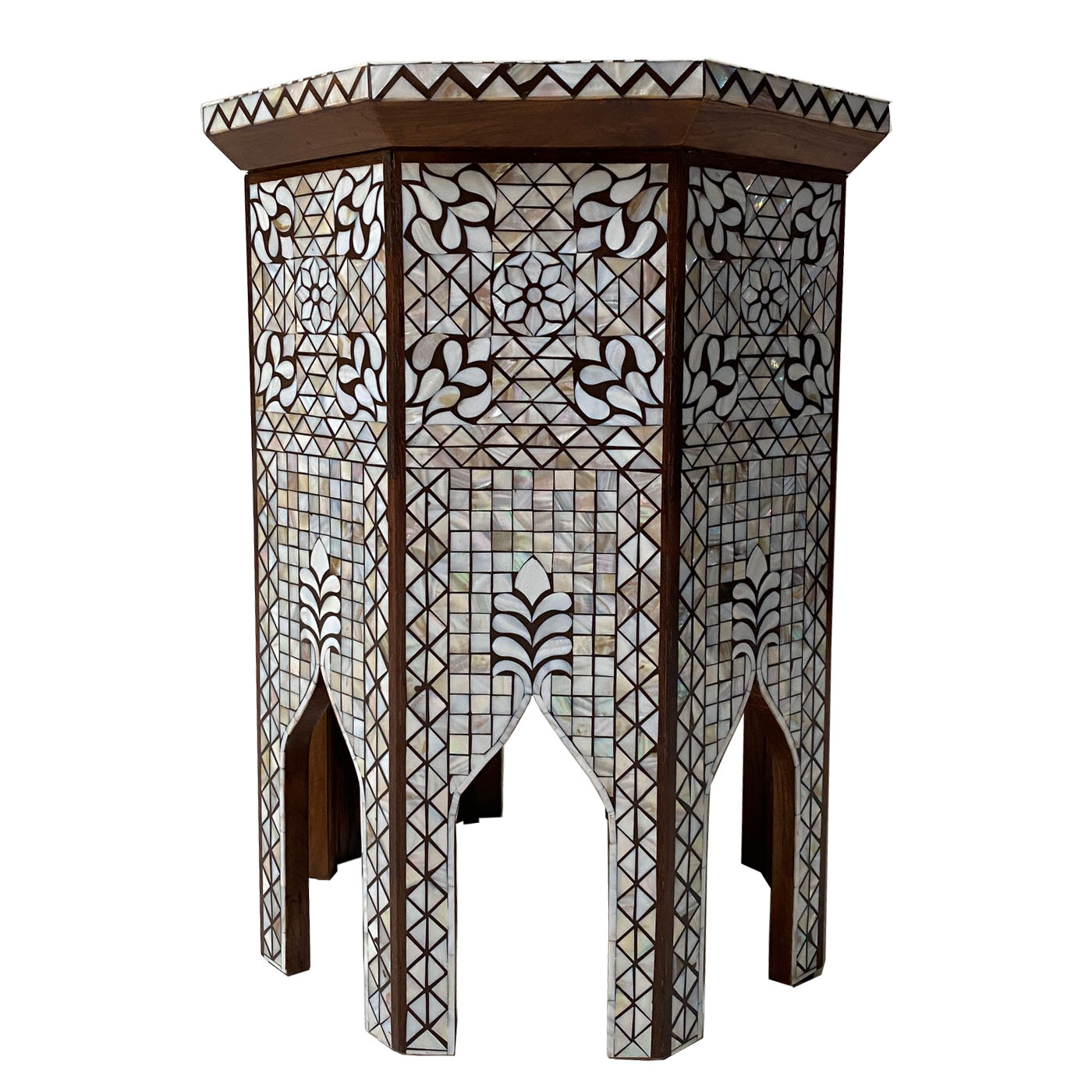 Pearl Inlay Octagon Table