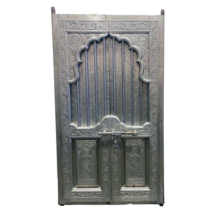 Silver Temple Door